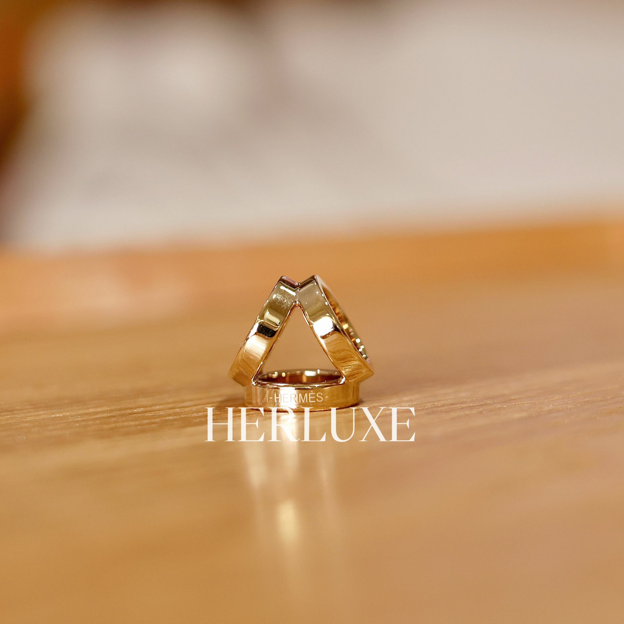 Mini Trio Twilly ring Permabrass