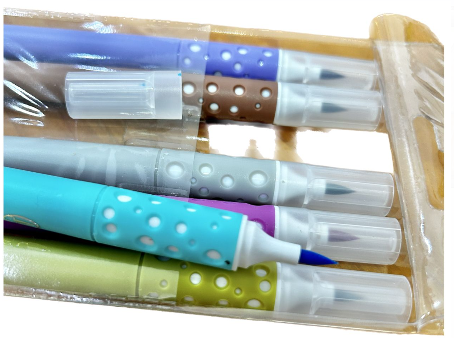 Colour brush pen (6色）