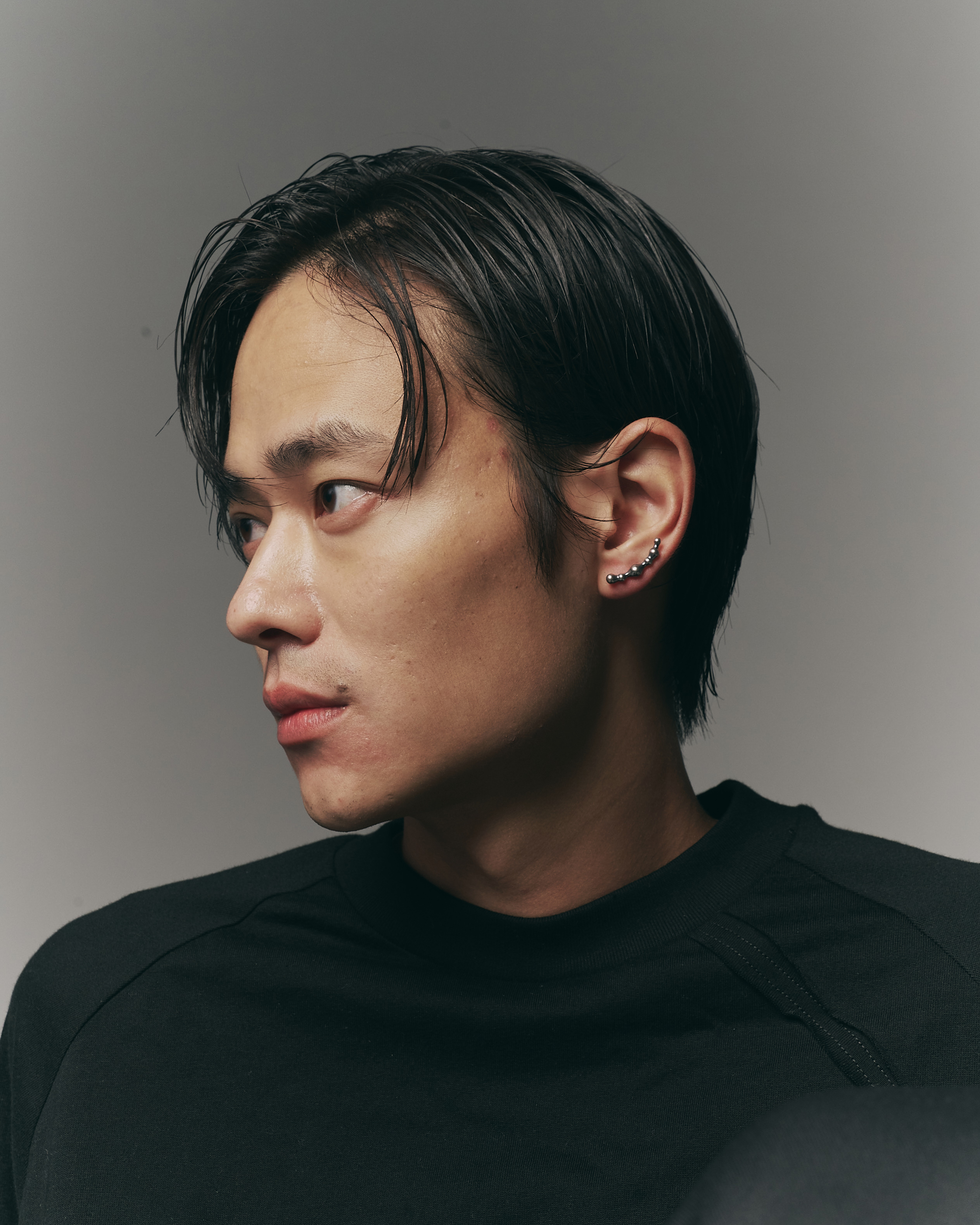 RECOVERY 漸變波紋耳環