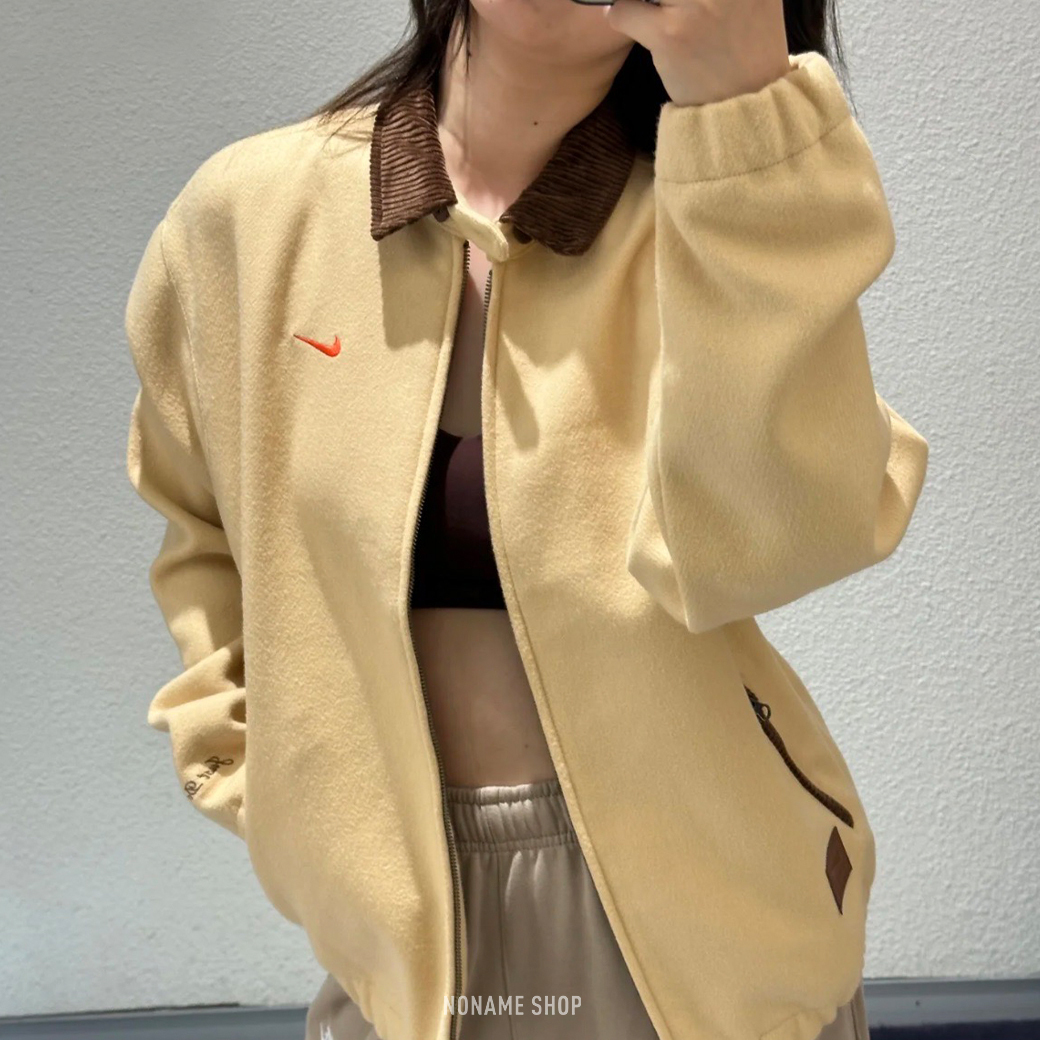 NIKE WVN 羊毛 毛絨 異材質 夾克 外套 兩色 (男款)