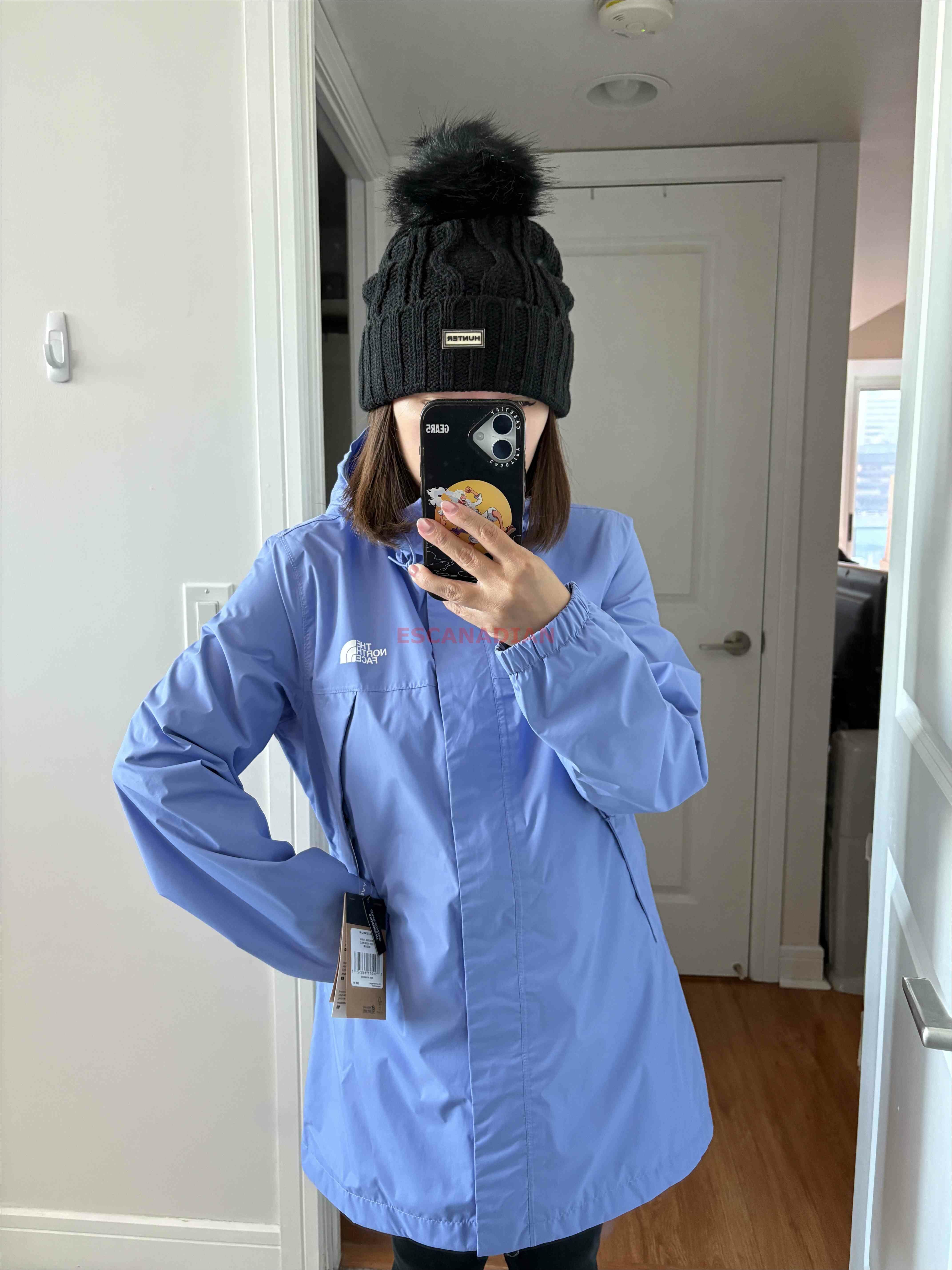 THE NORTH FACE 女大人 Antora 防水 防風 硬挺 內網眼 長版 連帽 衝鋒衣