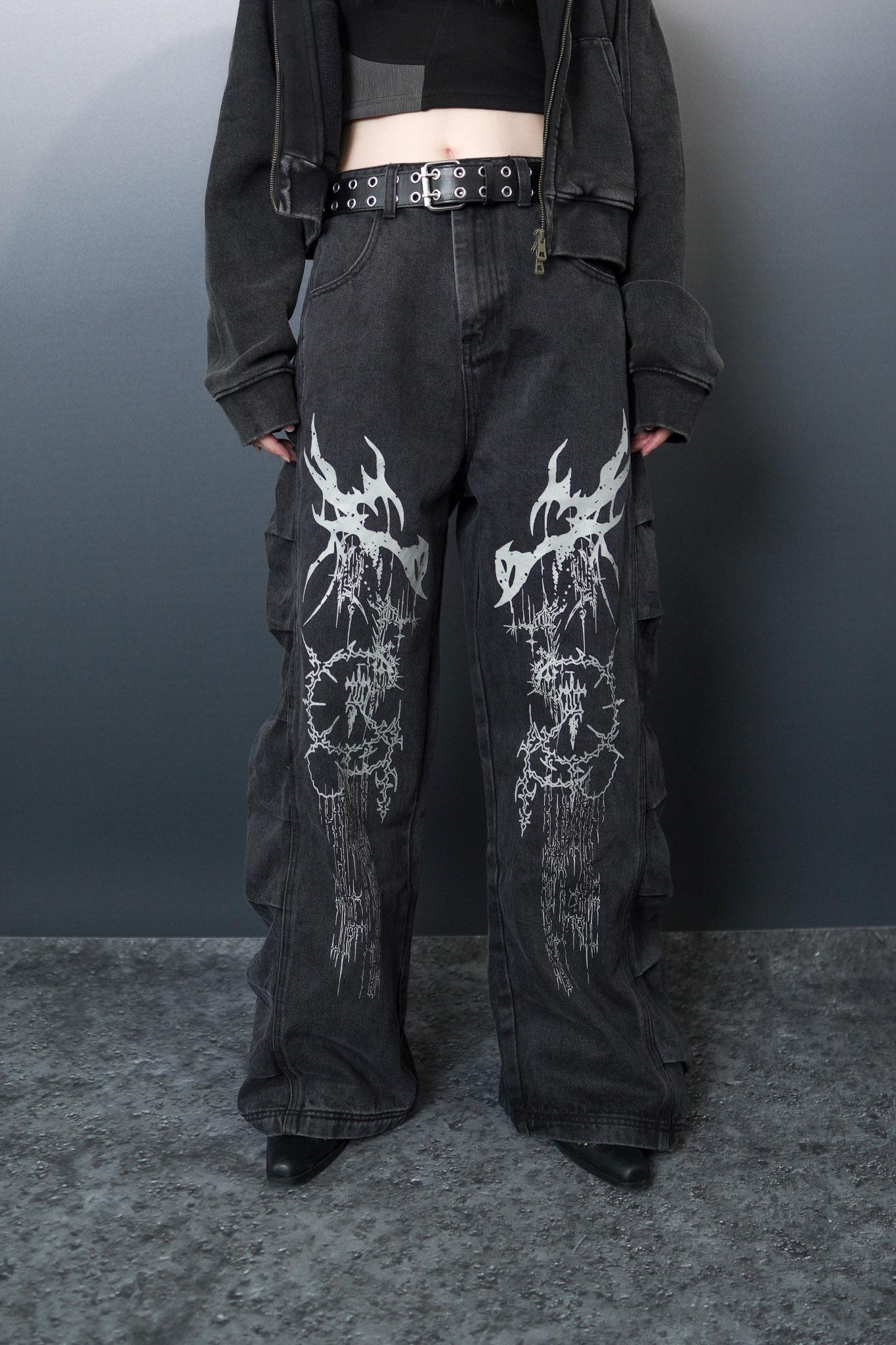 WBI 24SS EPD-01 WBI Black Denim Scimitar Spinal Pants