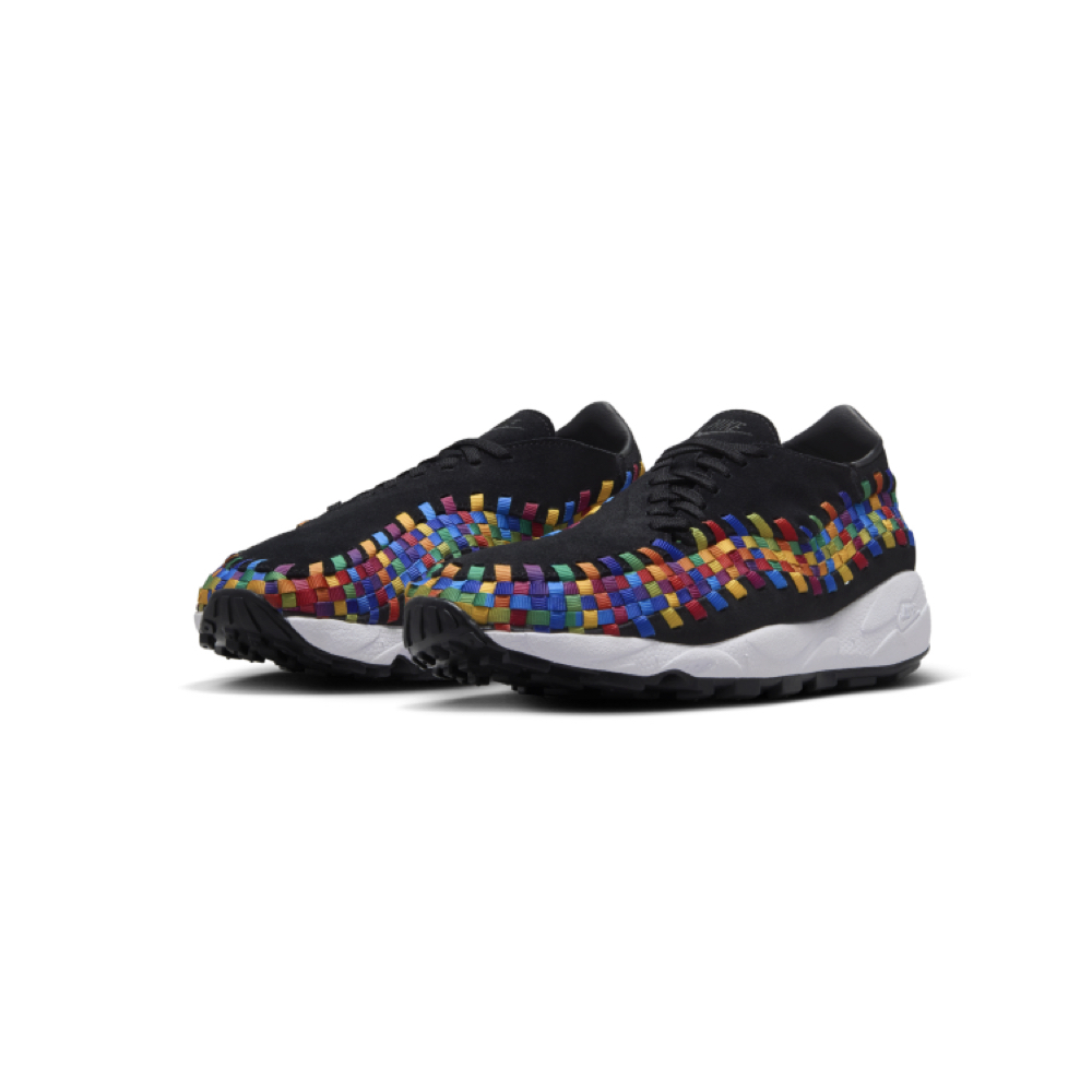 W Nike Air Footscape Woven Black and Multi-Color 黑彩虹編織 FB1959-002