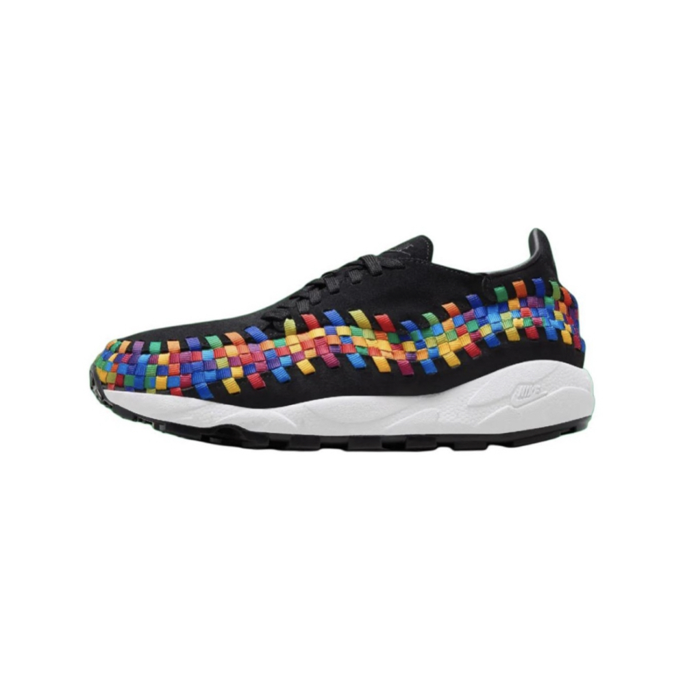 W Nike Air Footscape Woven Black and Multi-Color 黑彩虹編織 FB1959-002