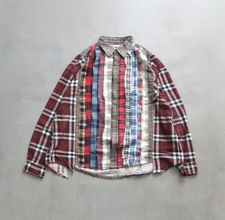NEEDLES FLANNEL RIBBON WIDE SHIRT L/S (STYLE H) - PRE ORDER ITEM (預訂中)
