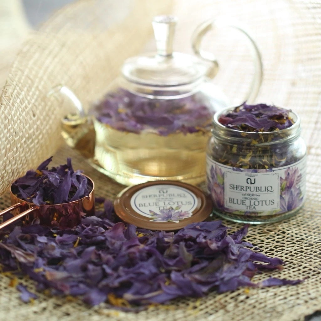 泰國 直送SHERPUBLIQ 有機藍蓮花茶 保健茶 有助於減少偏頭痛 10g