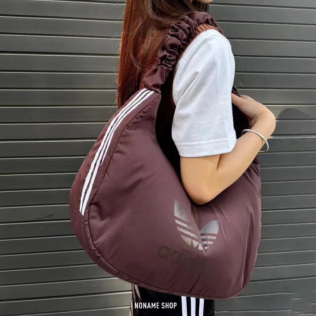 ADIDAS ORIGINALS 三葉草 皺褶 斜背包 三色