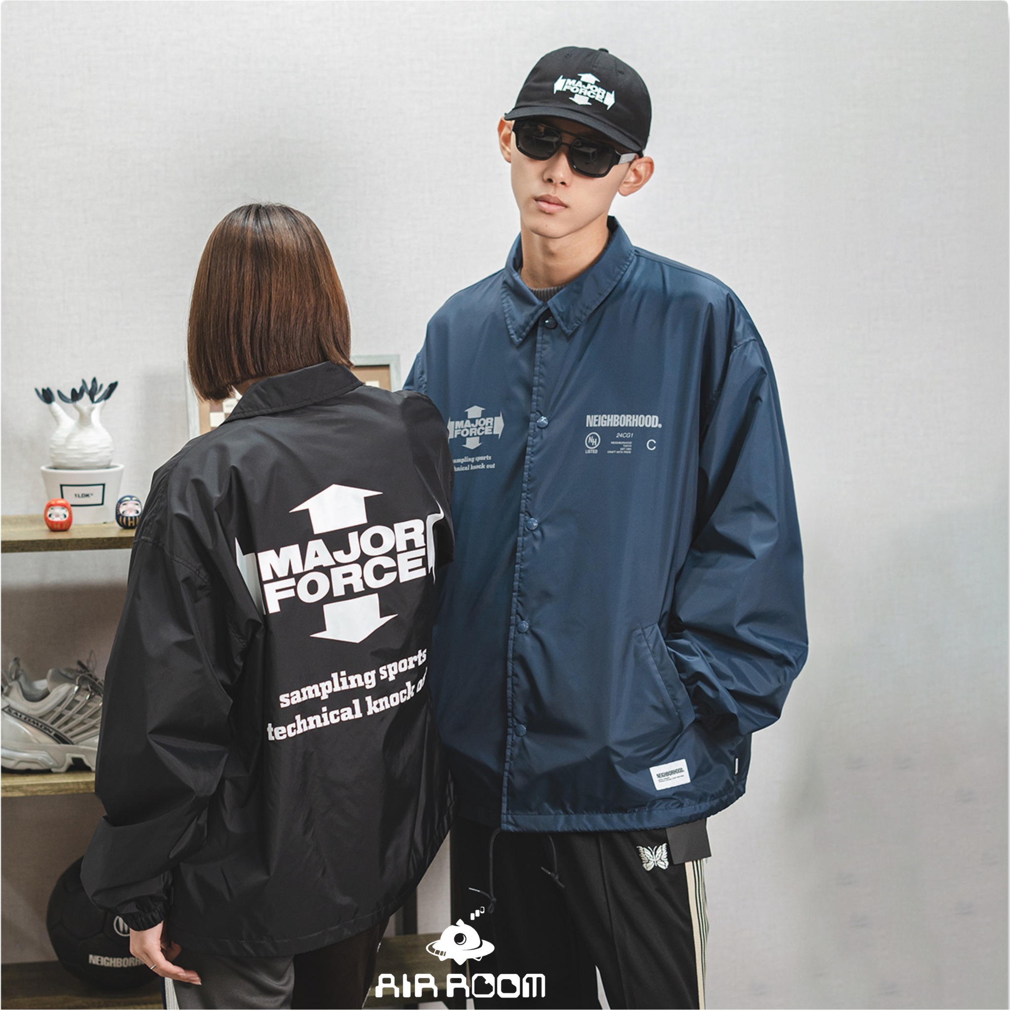 2023AW NEIGHBORHOOD MAJOR FORCE WINDBREAKER JACKET 教練外套 2023AW NEIGHBORHOOD MAJOR FORCE WINDBREAKER JACKET 教練外套