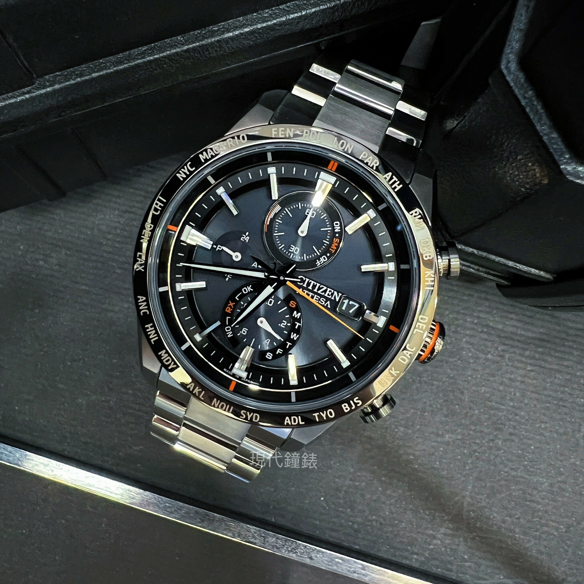 【CITIZEN 星辰】ATTESA系列 鈦金屬電波男錶 AT8189-61E 42mm現代鐘錶