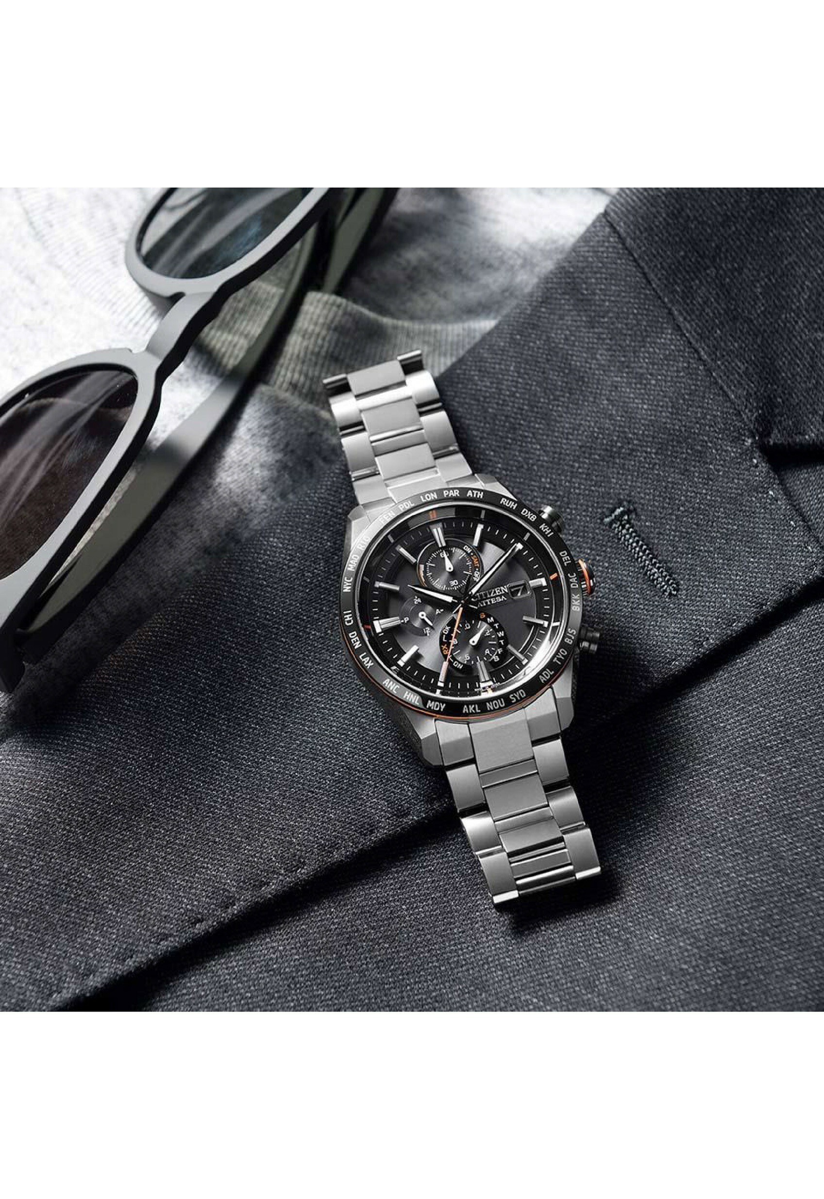 【CITIZEN 星辰】ATTESA系列 鈦金屬電波男錶 AT8189-61E 42mm現代鐘錶