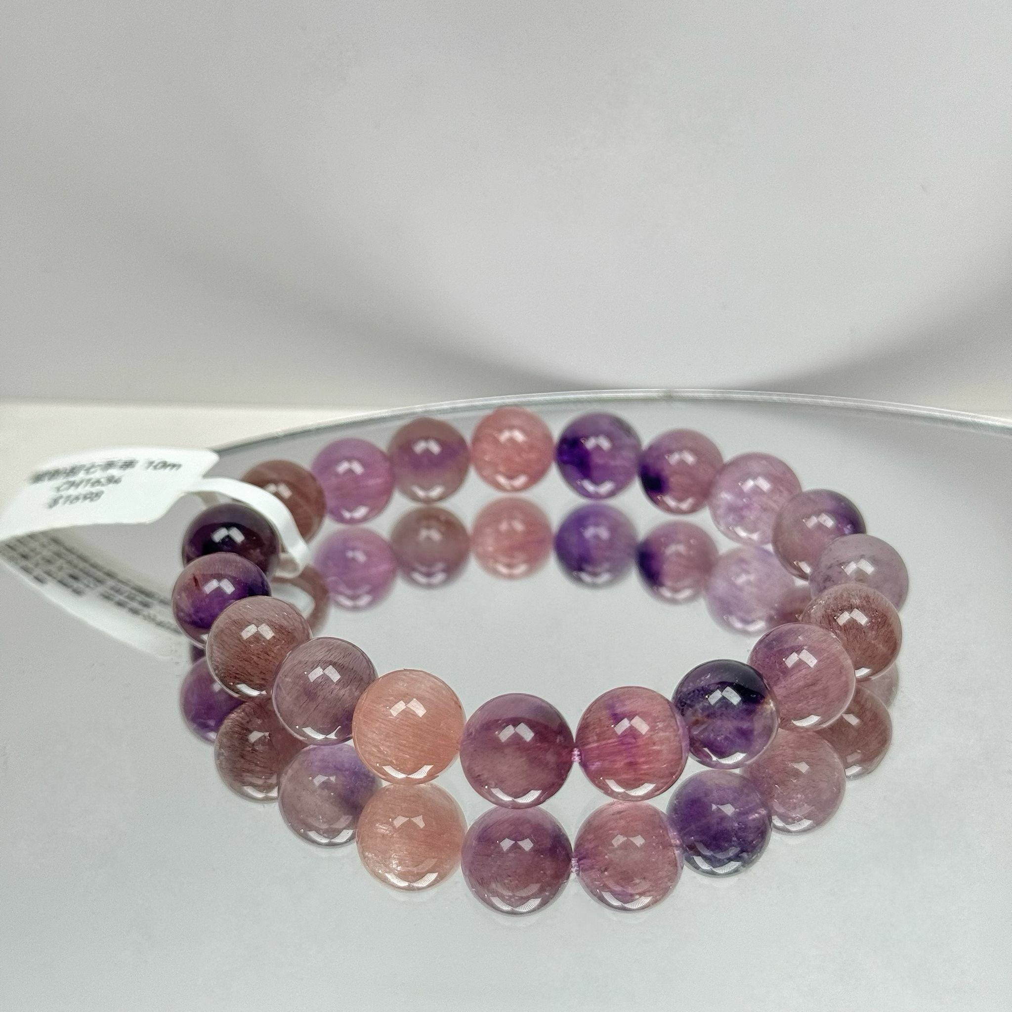 紫粉超七手串10m CH1634