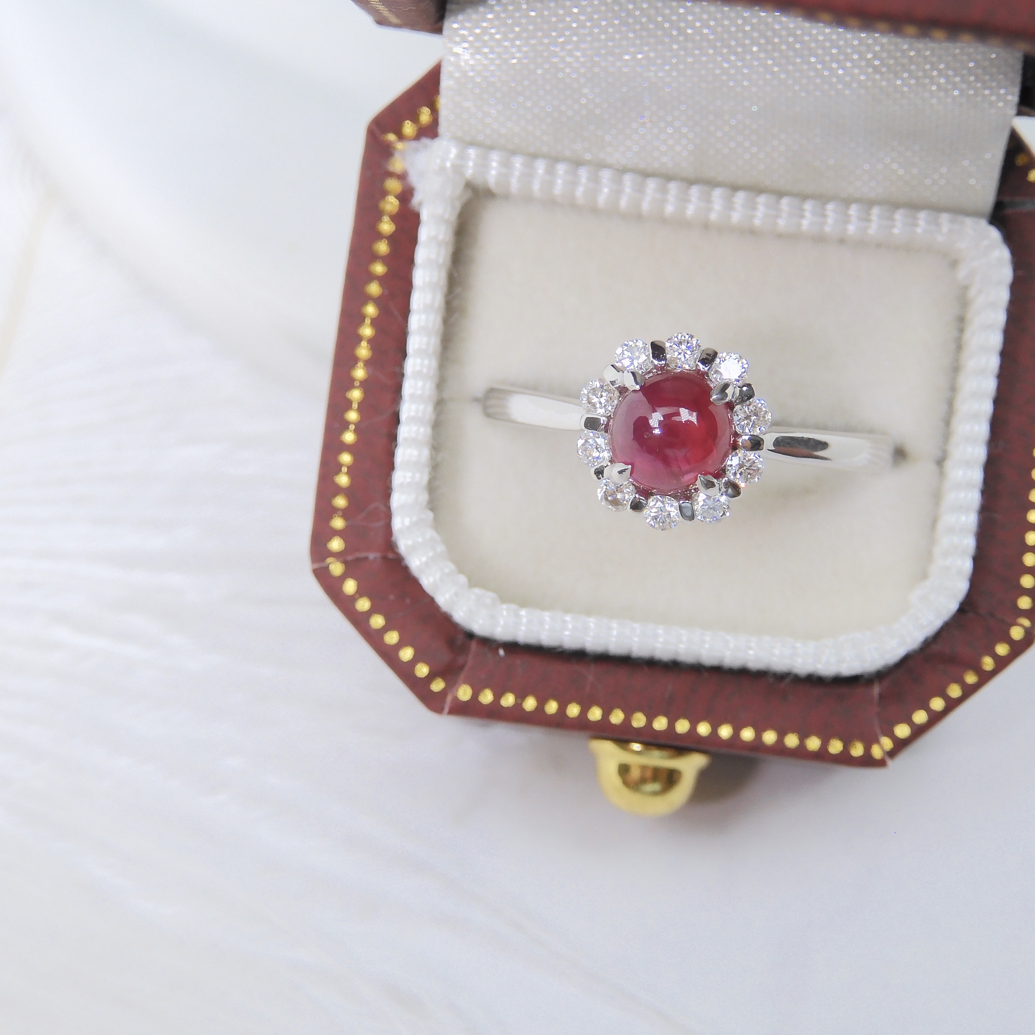 18K金 0.96ct 紅寶石戒指 (配國際證書)