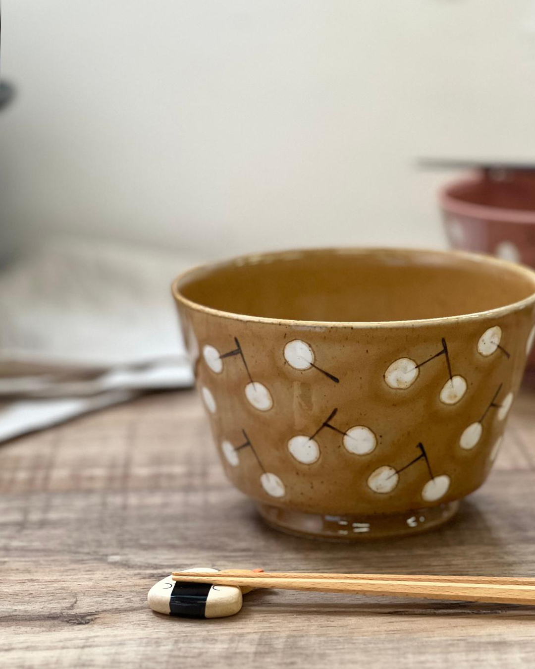 Handmade Porcelain Donburi Bowl brown｜Hasami Ware