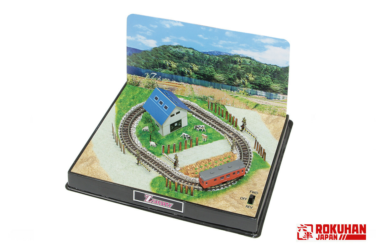 Rokuhan SS001-3 Z規 Z Shorty 迷你佈置套裝 2 (含火車)