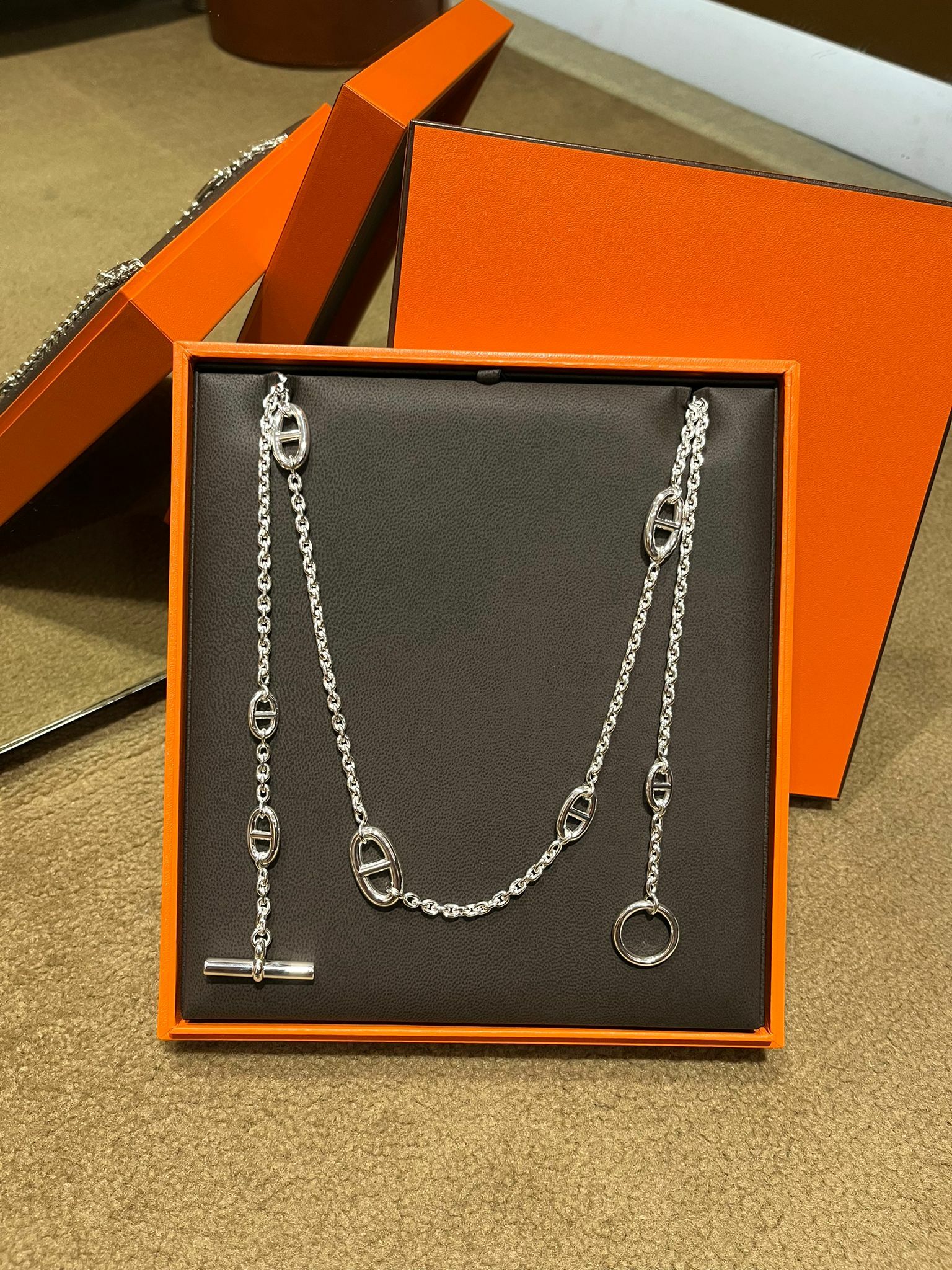 Farandole long necklace size 120cm