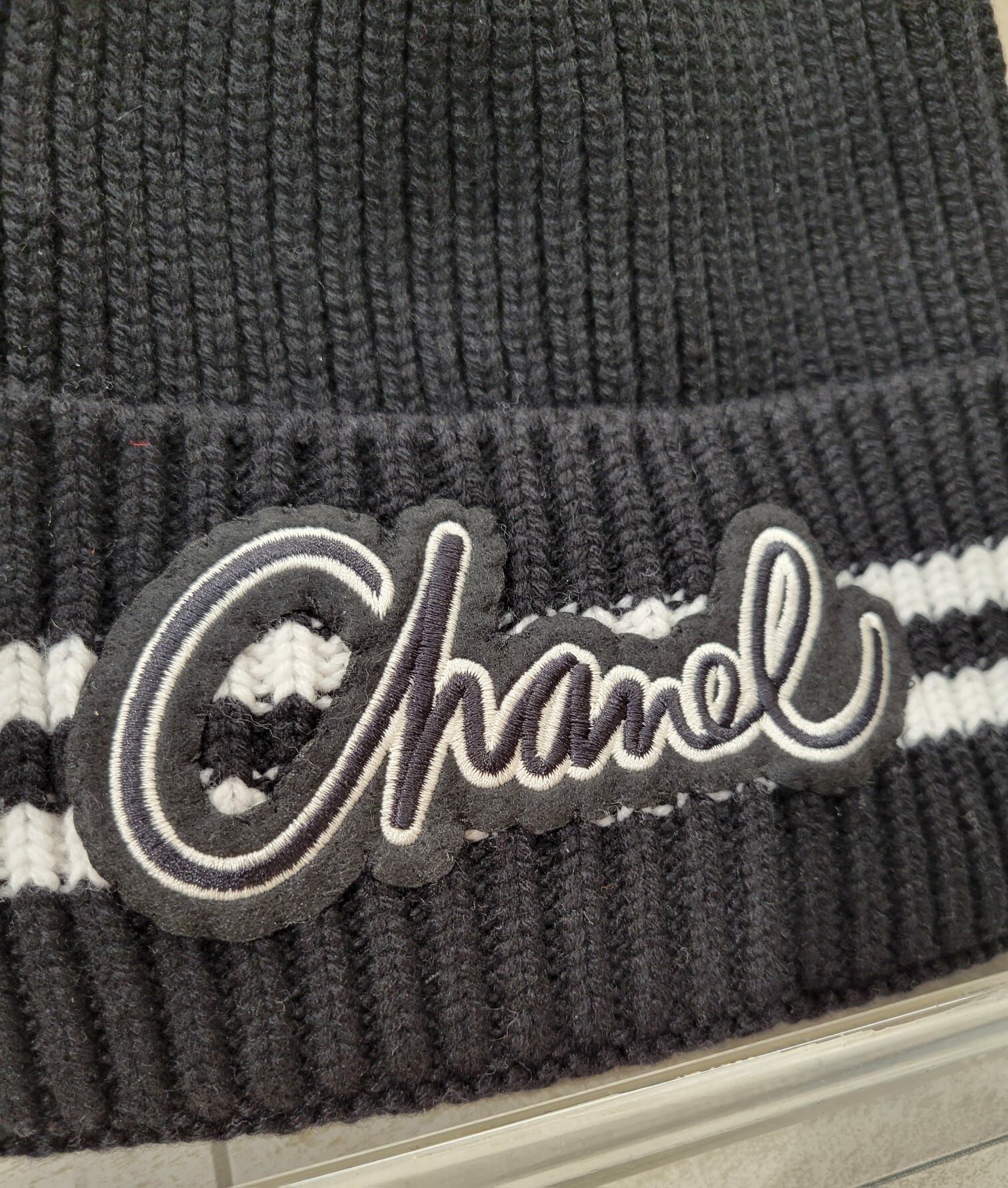 CHANEL AAA410 HEADWEAR BEANIE BLACK 冷帽