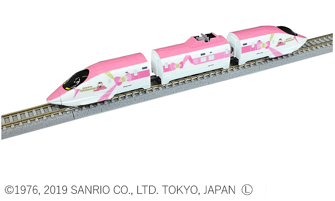 Rokuhan ST008-2 Z規 Z Shorty 500系列Hello Kitty新幹線 3輛組