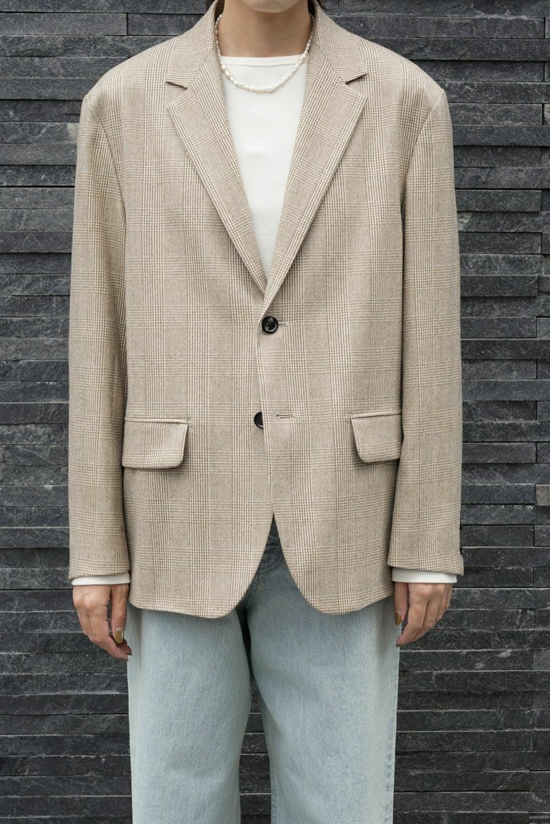MY WOOL CHECKED JK (2色)