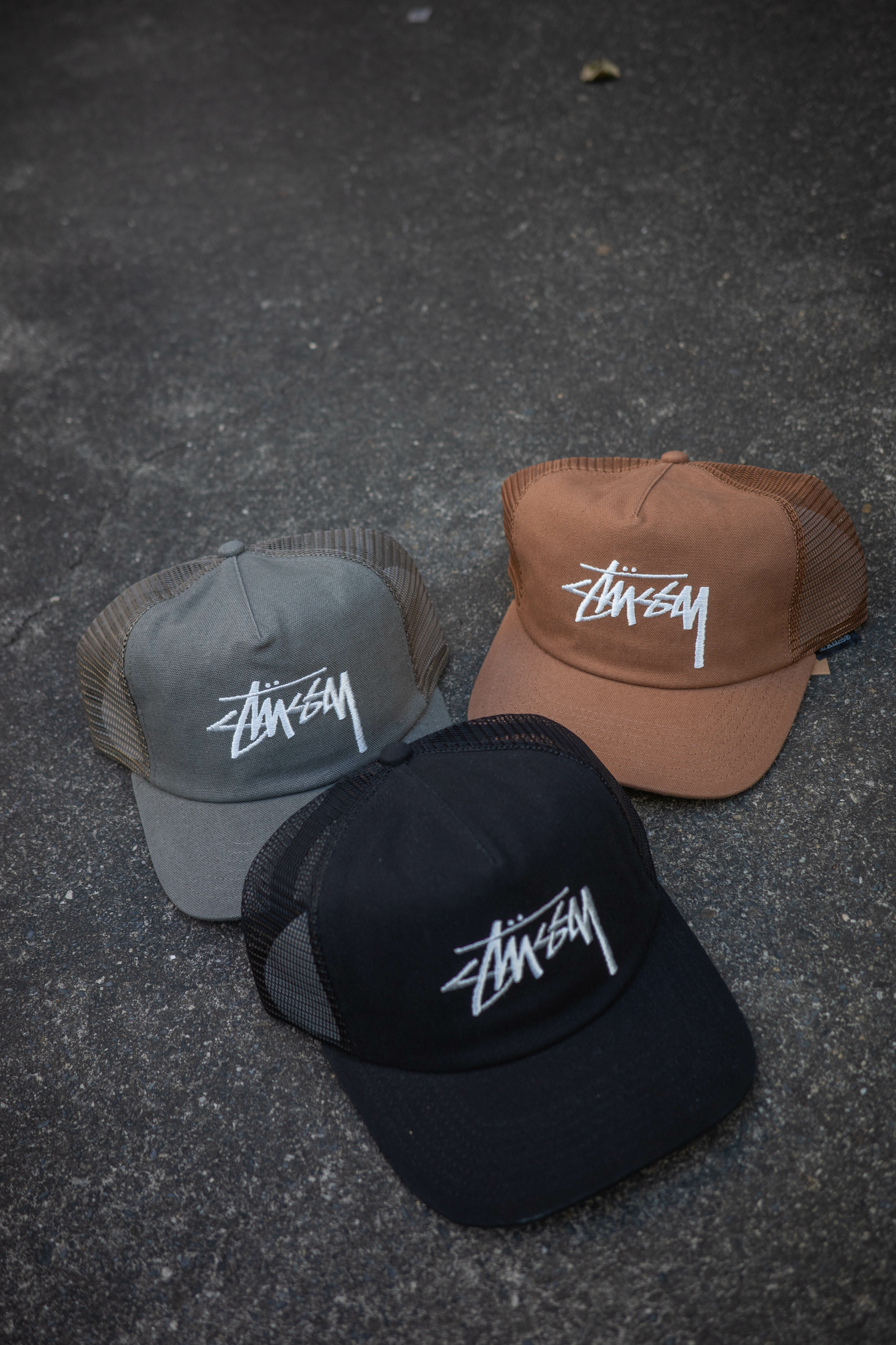 Stussy 2024aw Mid Depth Big Stock Mesh Snapback 後扣 網帽 老帽 1311162