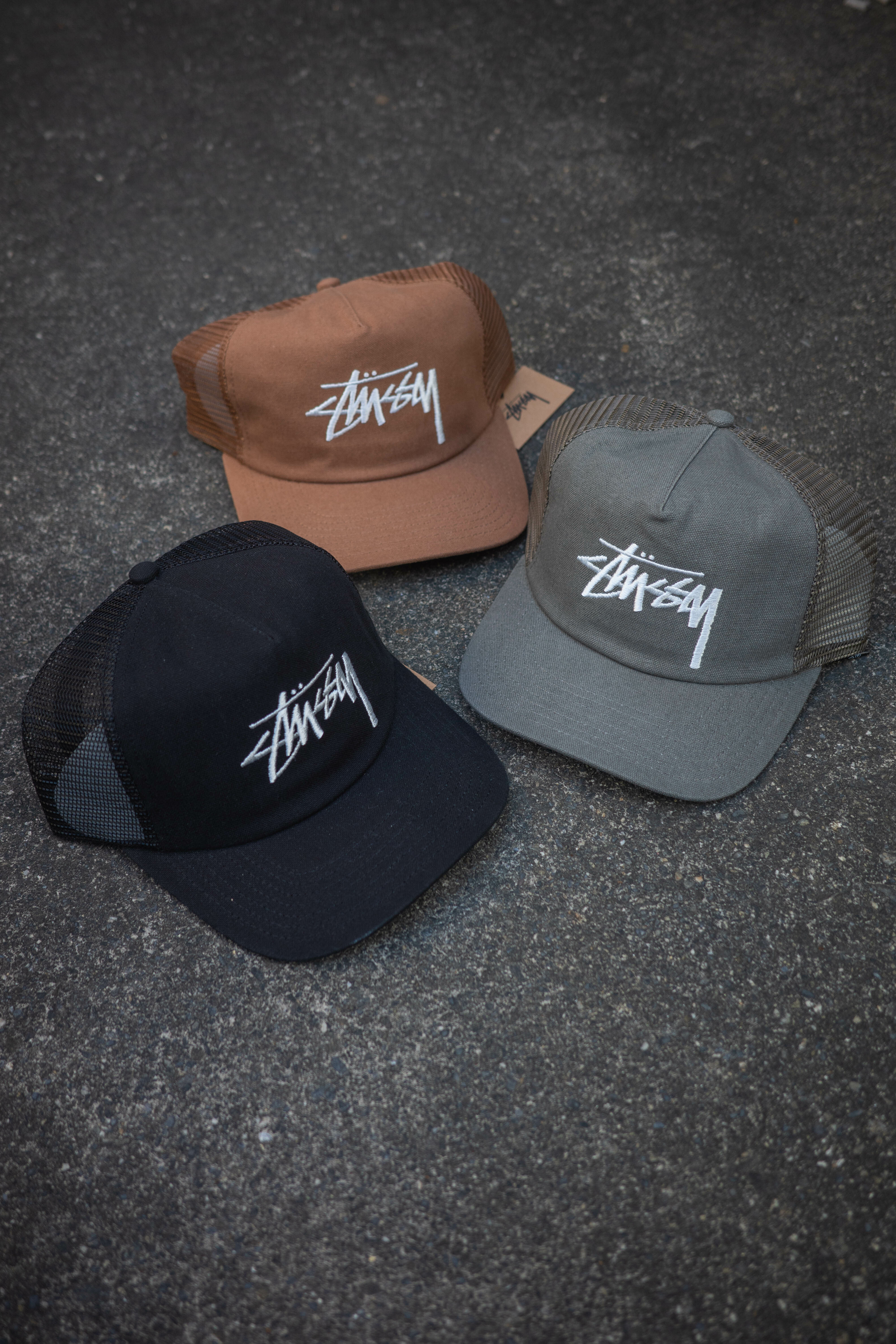 Stussy 2024aw Mid Depth Big Stock Mesh Snapback 後扣 網帽 老帽 1311162