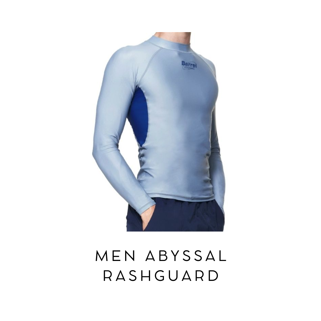 ▲BARREL 深海系列 男款長袖防曬衣 BLUE