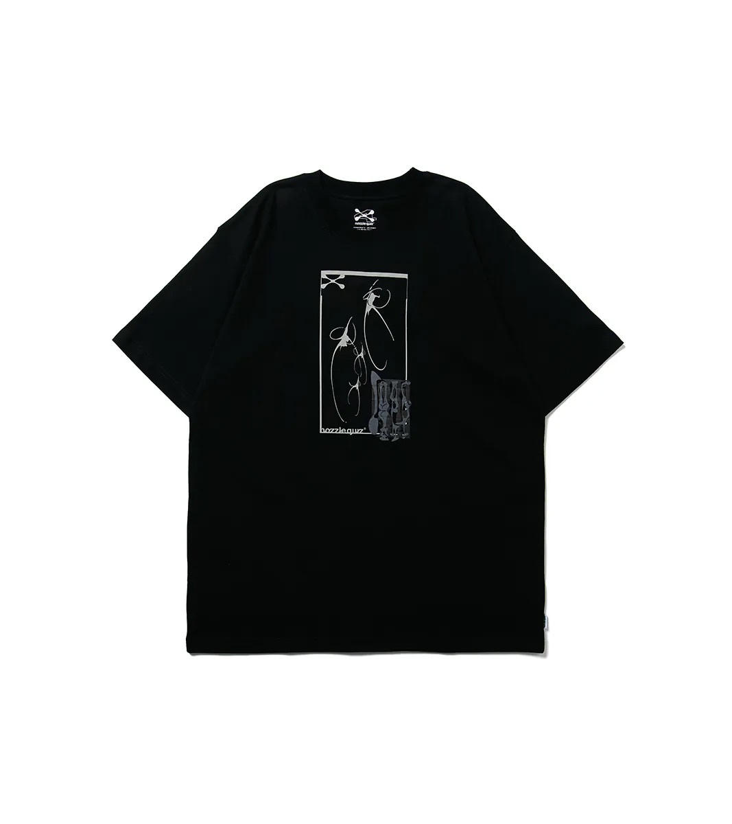 NOZZLE QUIZ Creature S/S Tee 黑