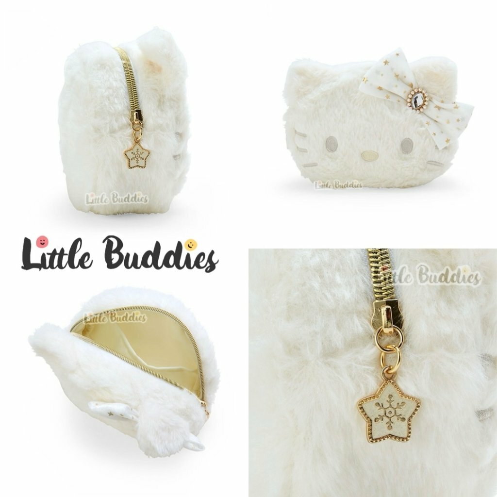 日本 Sanrio 星光雪白系列 - 頭形多用途拉鏈袋