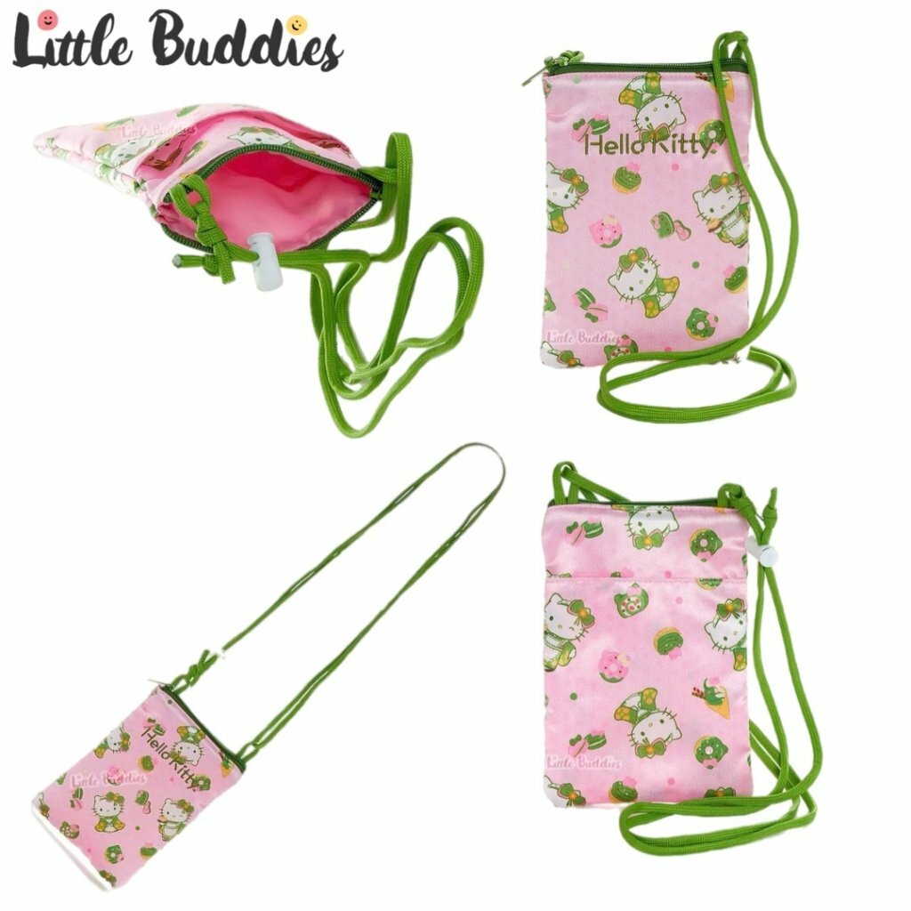 美版 Sanrio Hello Kitty 抹茶甜點系列 - 斜揹手機袋
