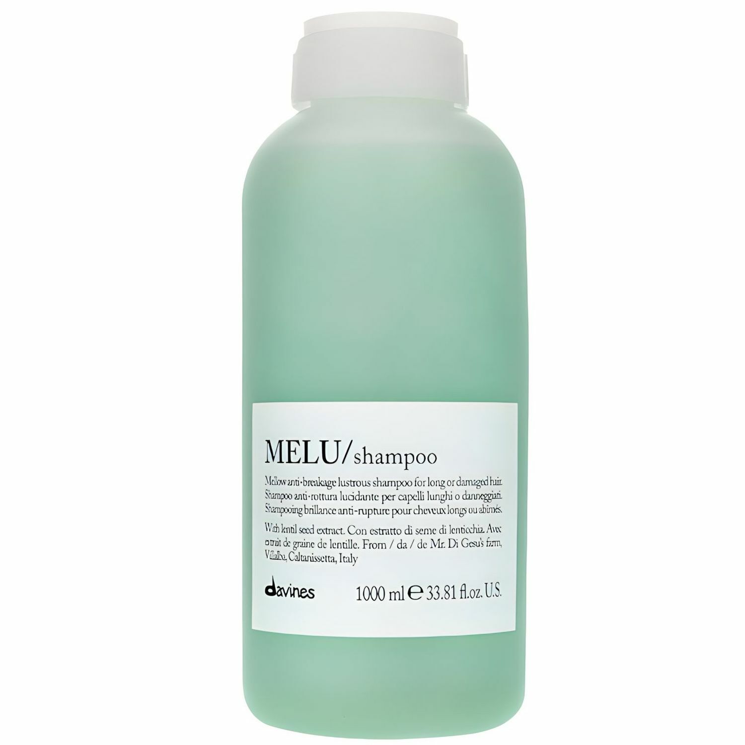 DAVINES - 達芬尼斯 MELU Shampoo 防護強韌亮澤洗髮露 (長髮及受損發質) 1000ml