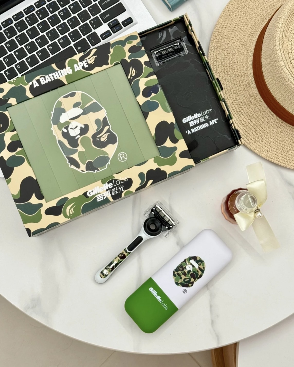 Gillette x Bape 聯名刮鬍刀 限定 禮盒組