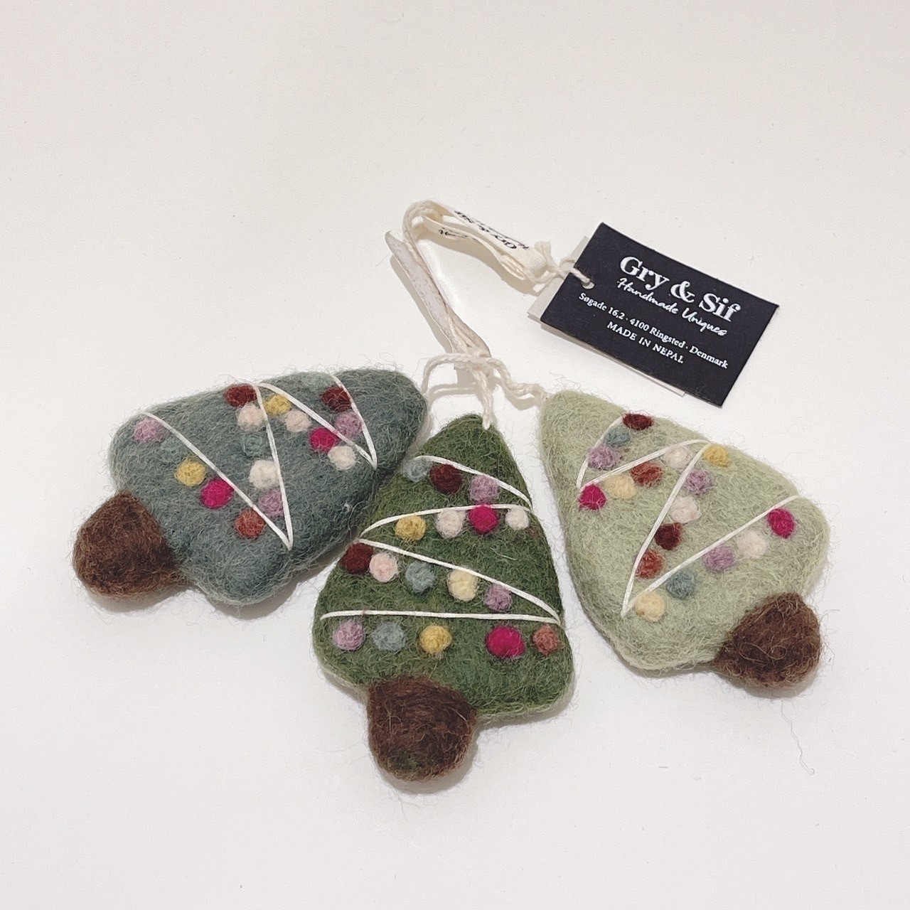 迷你聖誕樹（3入一組）