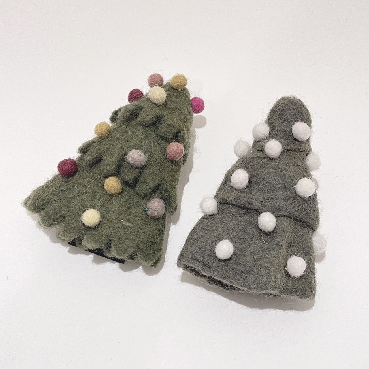 羊毛氈球球聖誕樹