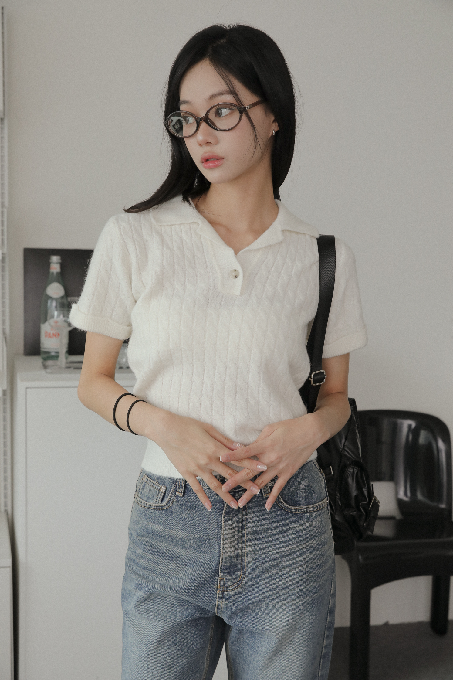 Cable Collar Knit #針織上衣