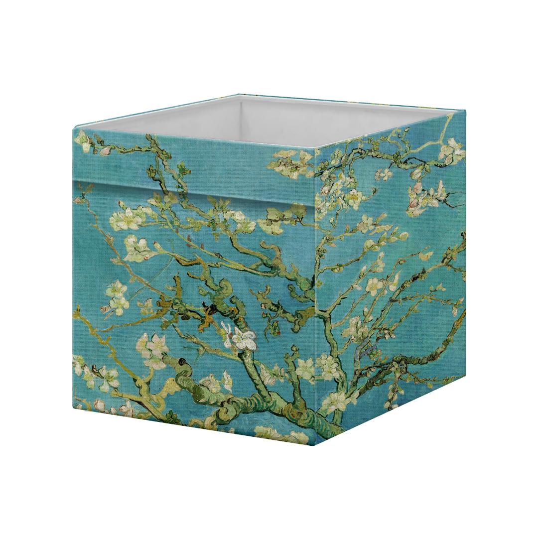 名畫摺疊收納盒｜梵谷《盛開的杏花》
