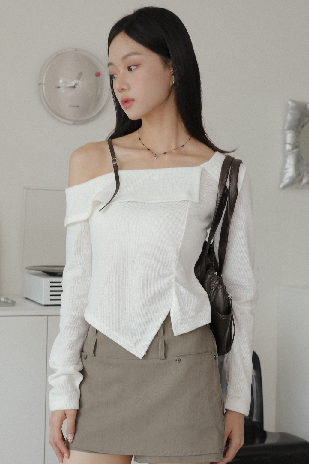 Jerry Off Shoulder #上衣