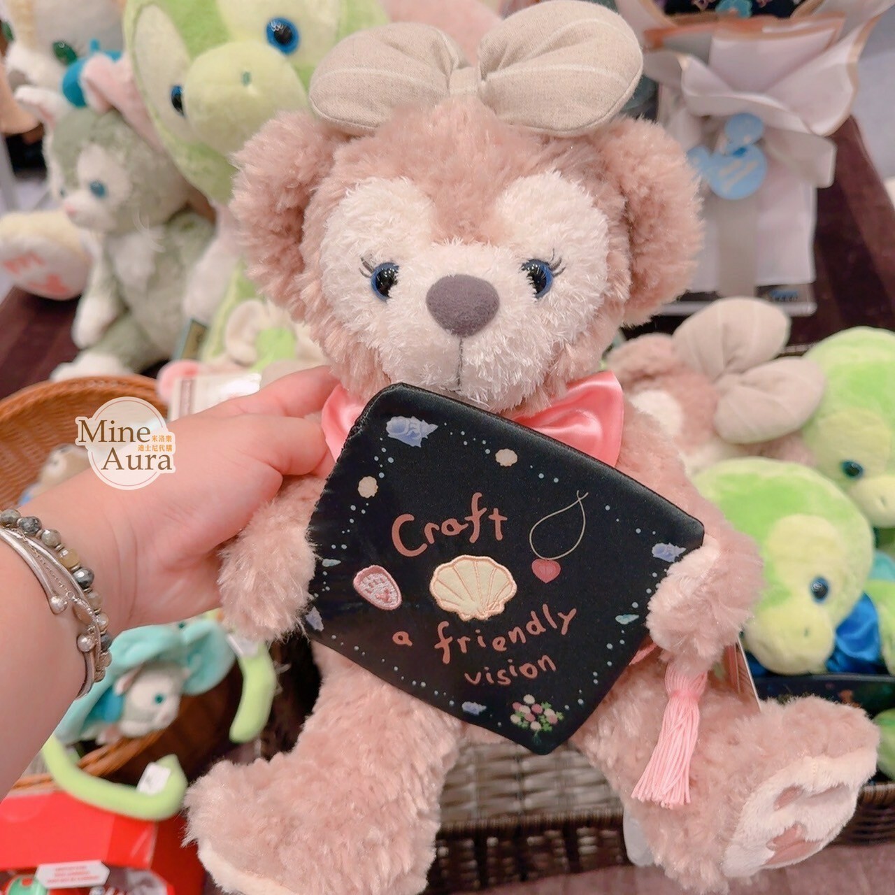 雪莉玫 ShellieMay 畢業限定 學士帽 紀念 娃娃 玩偶 -香港迪士尼樂園