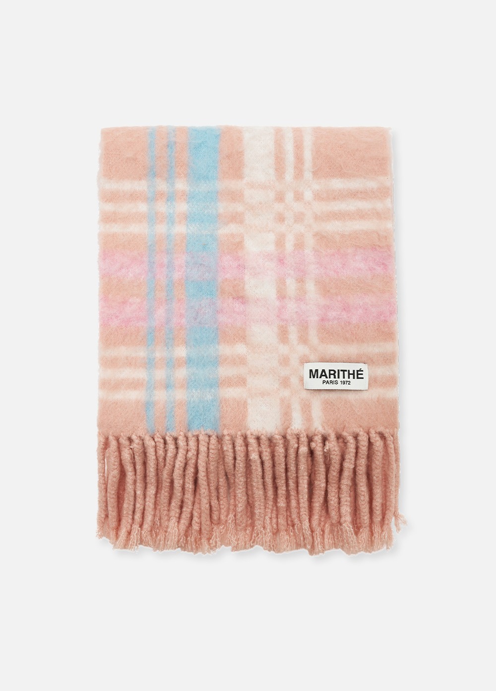 ★MARITHE★REGULAR LOGO CHECK CHUNKY MUFFLER Marithe Francois Girbaud Regular Logo Check Chunky Muff