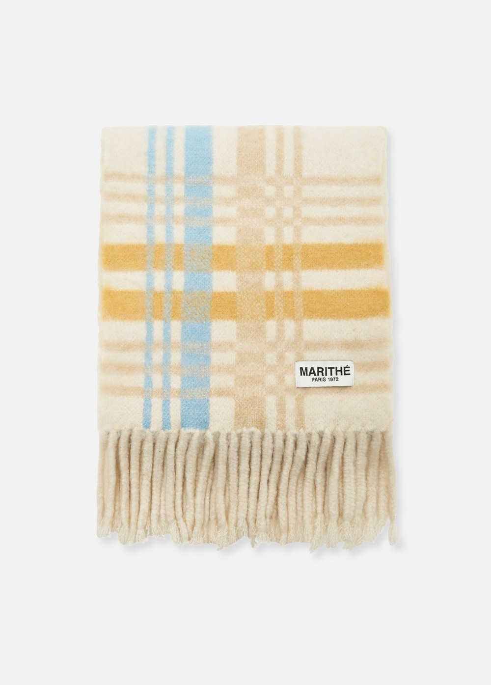 Marithe Francois Girbaud Regular Logo Check Chunky Muff