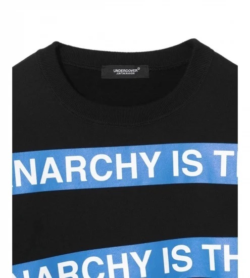 RE-STOCK: UNDERCOVER ANRHCHY IS THE KEY CREW SWEATER (UC2D4802-6) - PRE ORDER ITEM (預訂中)