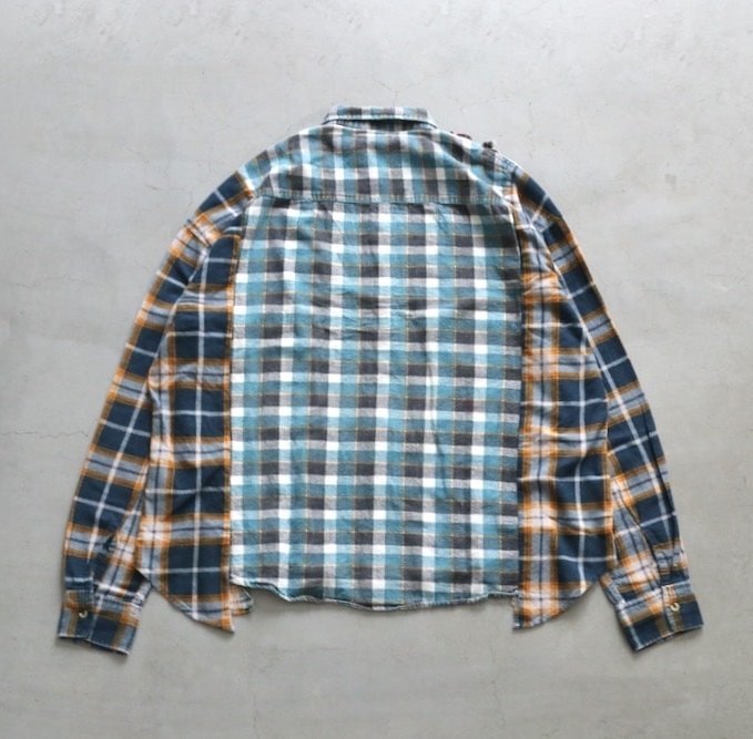 NEEDLES FLANNEL RIBBON WIDE SHIRT L/S (STYLE J) - PRE ORDER ITEM (預訂中)