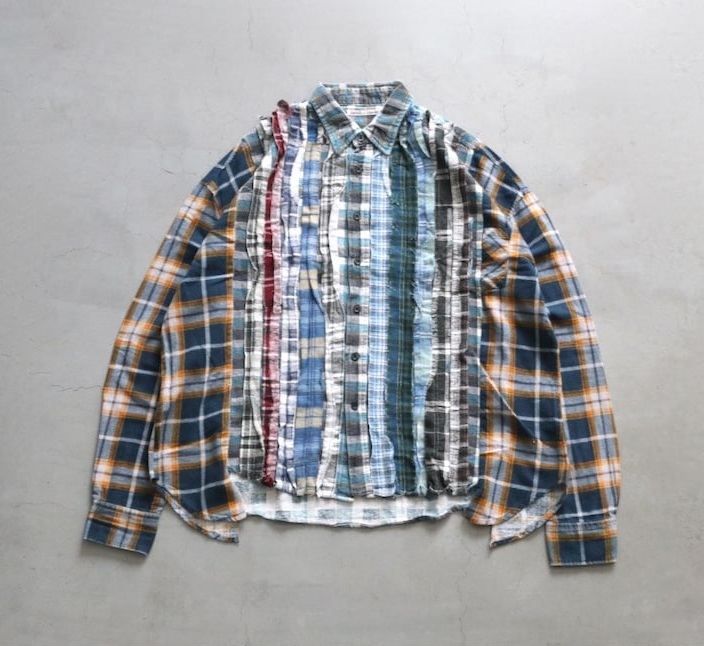 NEEDLES FLANNEL RIBBON WIDE SHIRT L/S (STYLE J) - PRE ORDER ITEM (預訂中)