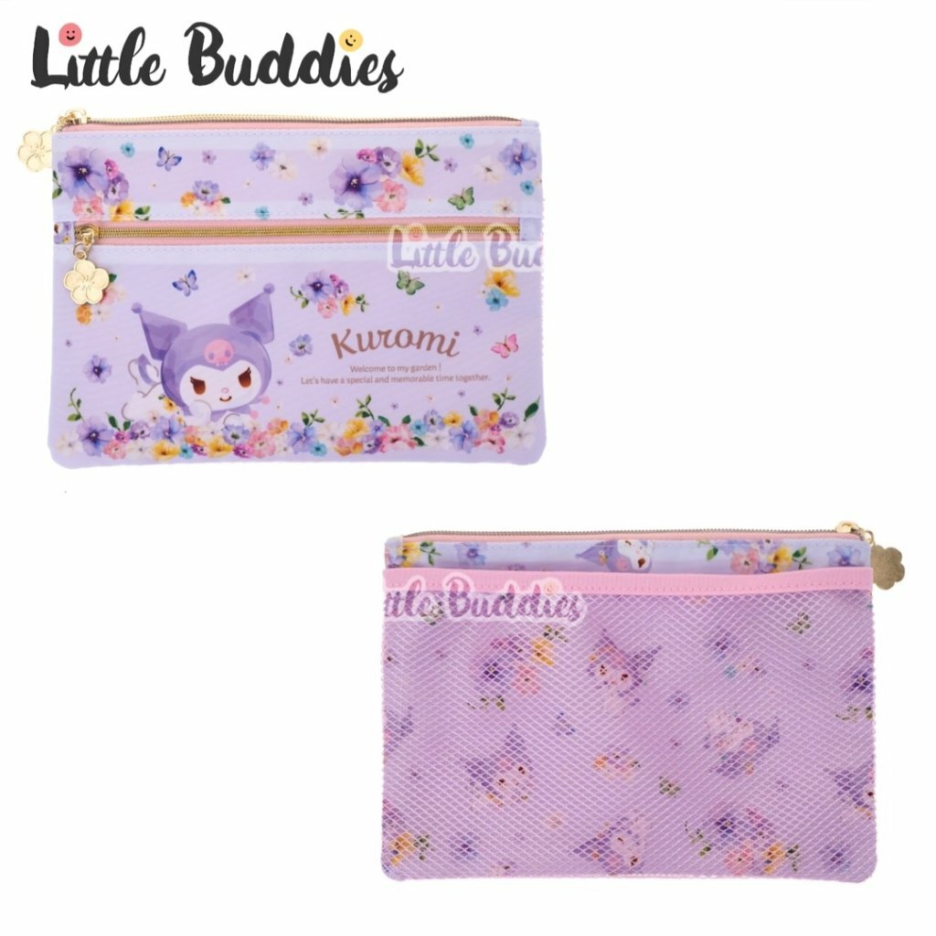 Sanrio 扁身多用途雙拉鏈袋