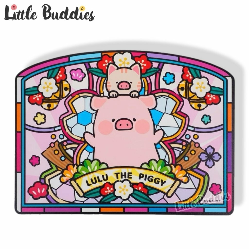 SALE Lulu The Piggy 硅藻土吸水軟地墊 - 彩繪風草莓花花系列