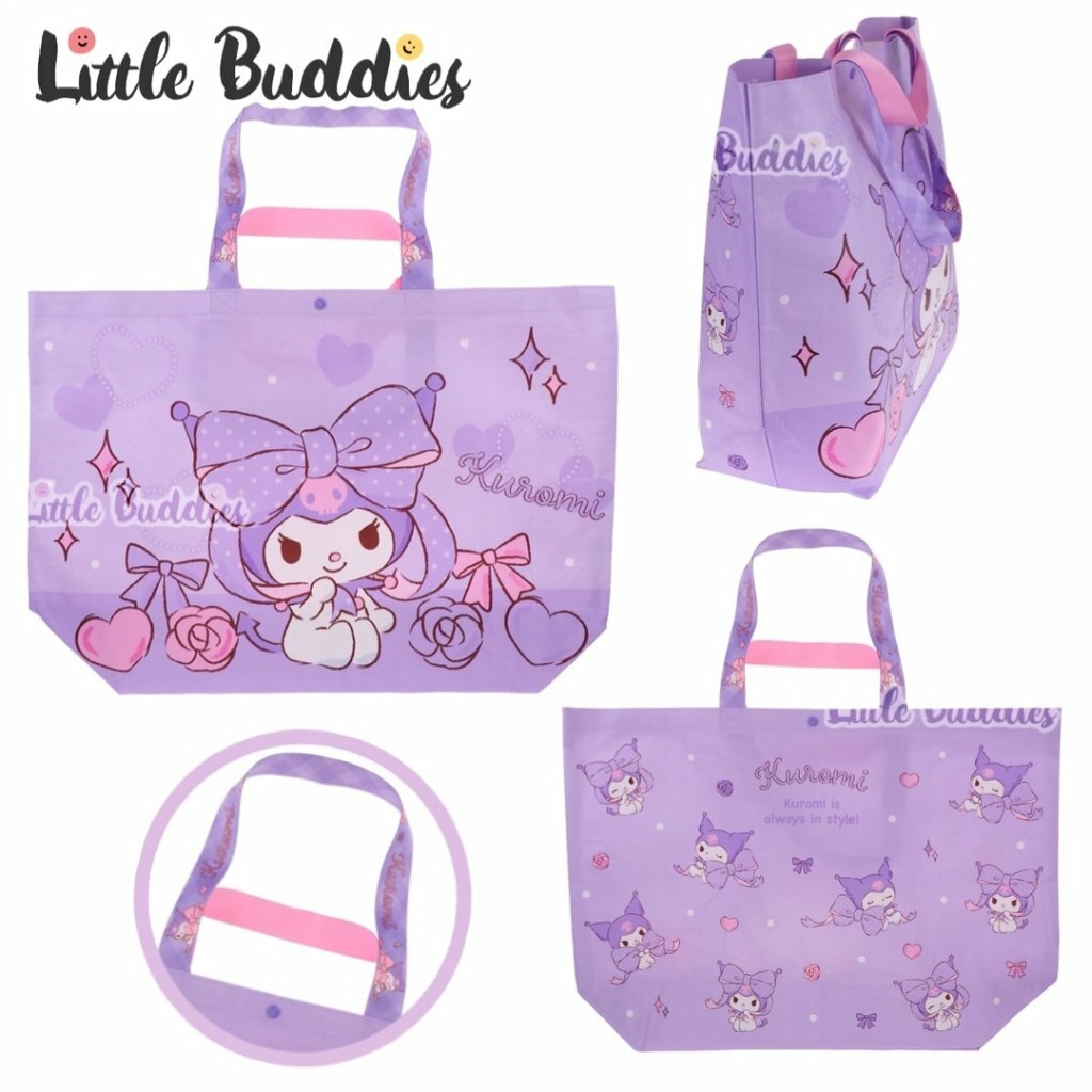 Sanrio 折角款梭織購物袋 (大)