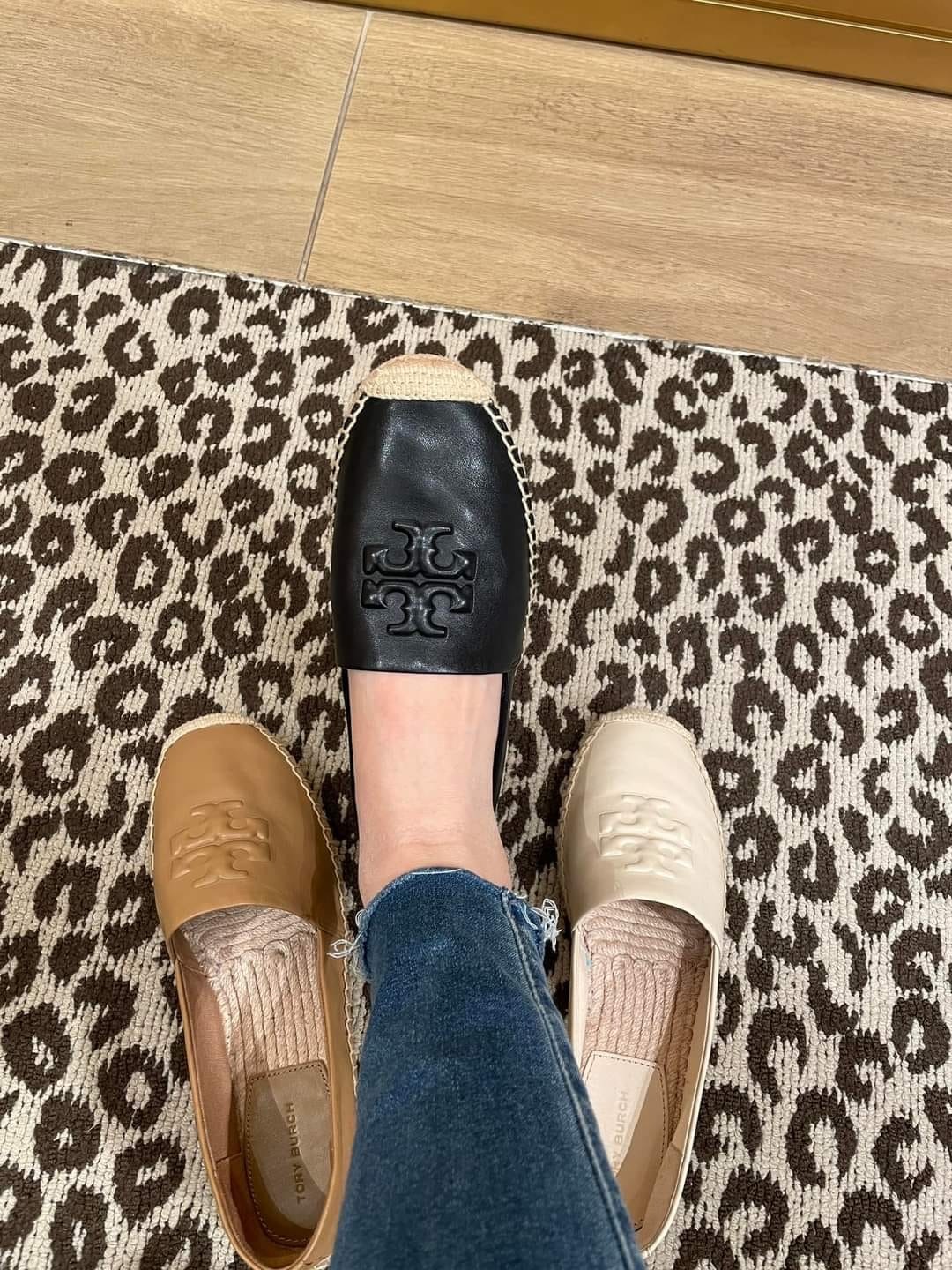 Tory Burch Espadrilles美國outlet最新款Everly logo真皮漁夫鞋