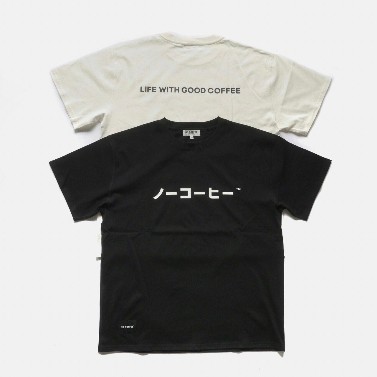 NO COFFEE 片假名短袖T恤