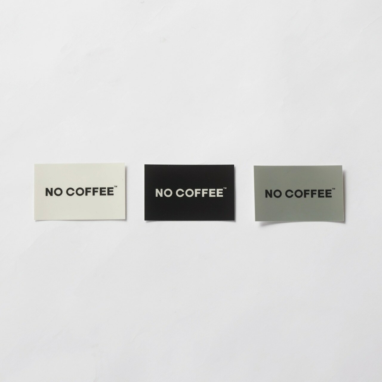 NO COFFEE LOGO貼紙 (3色)