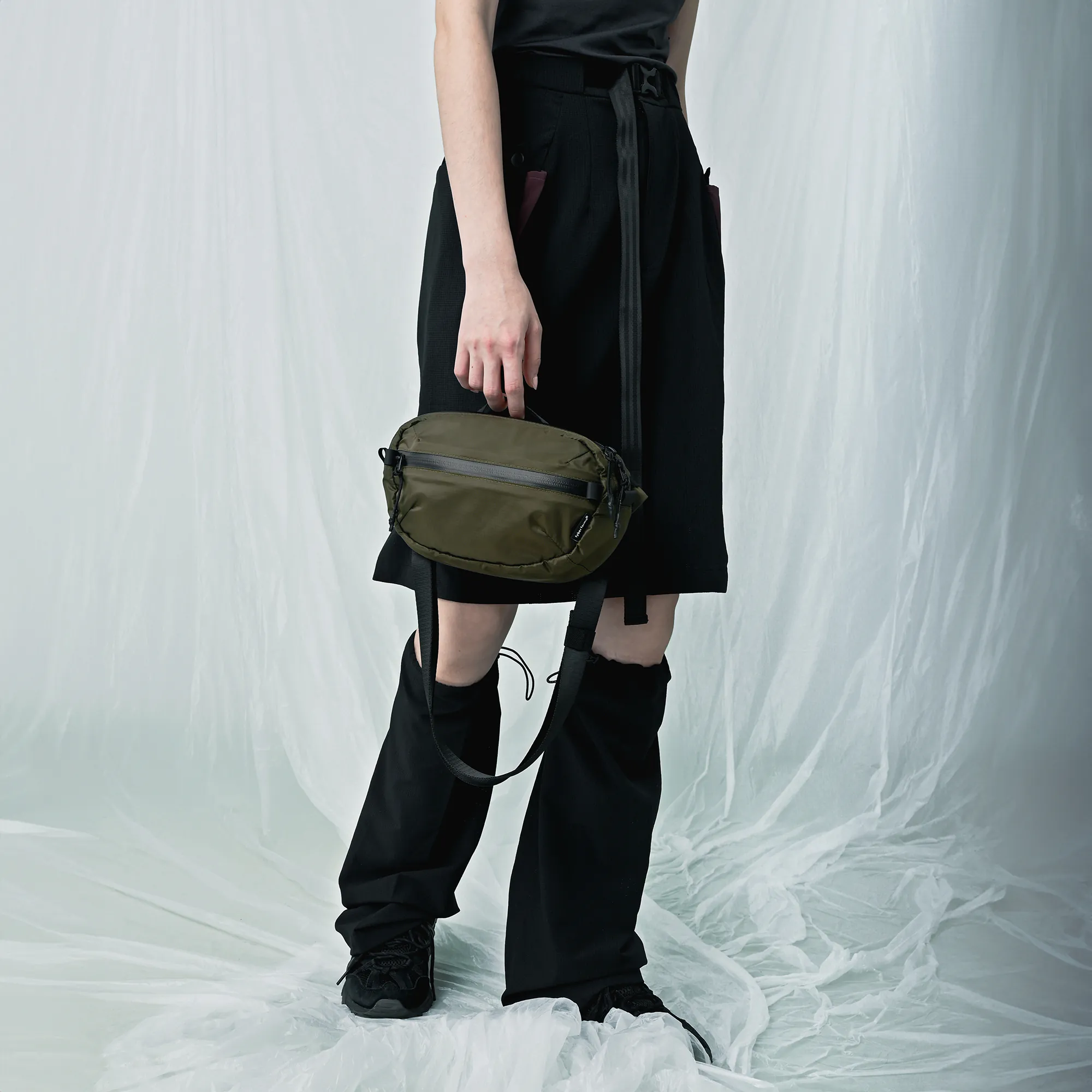 RD1 斜背腰包 橄欖綠