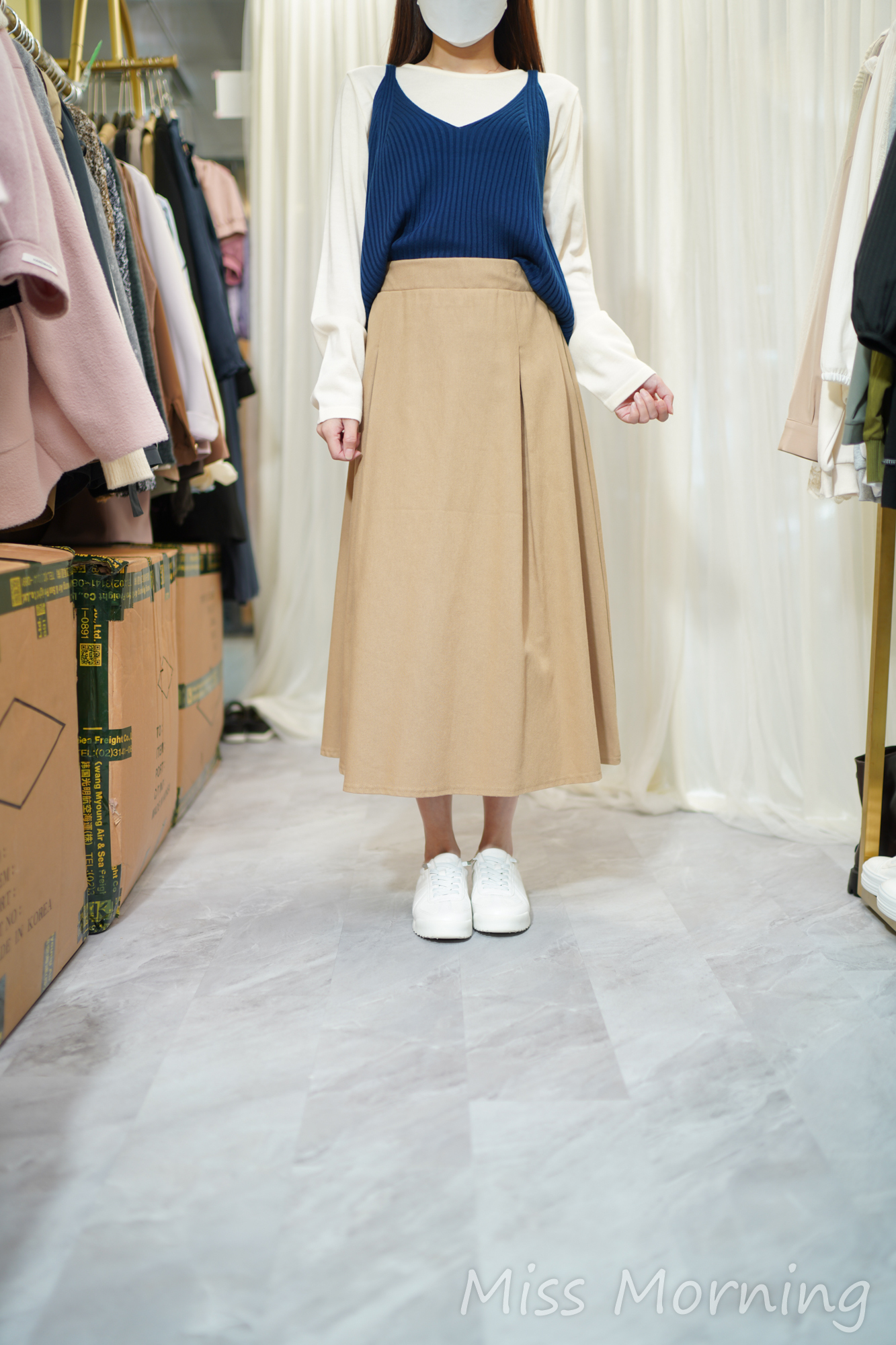 一套2件線衫(14258)&抵著傘裙(33841)