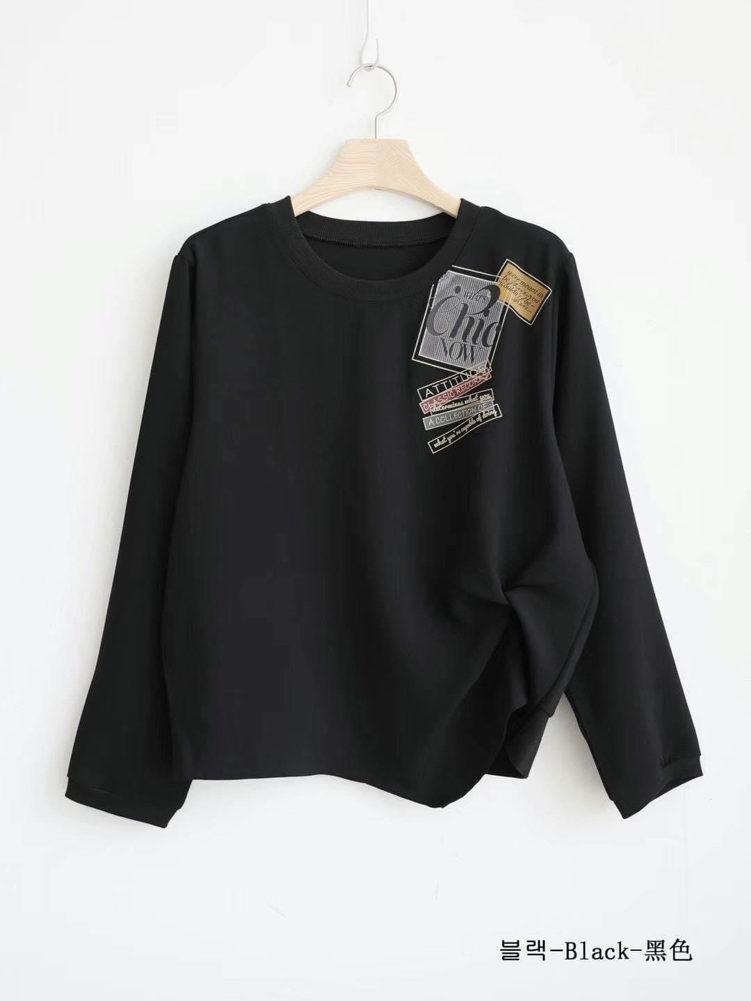 韓國 靚牌子厚雪紡超靚cutting百搭Top 5405